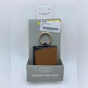 Faux Leather Clip Case for Apple AirPods (Compatible with Gen 1 & Gen 2) - NEW